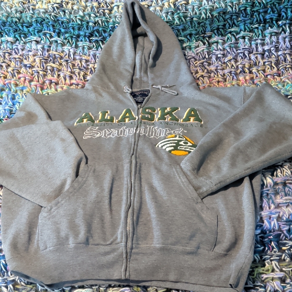 Jansport Gray Zip-Up Hoodie - Picture 2 of 6